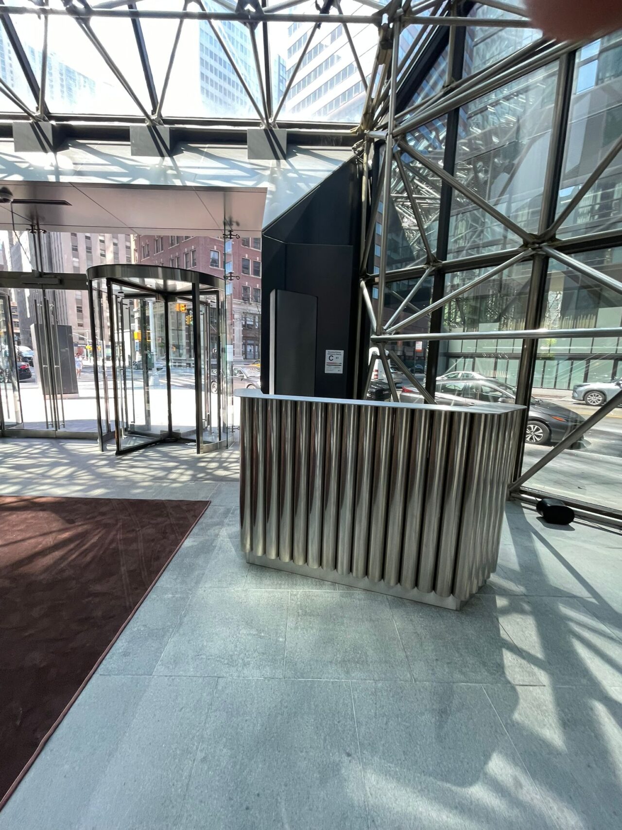 Metal Reception desks in New York