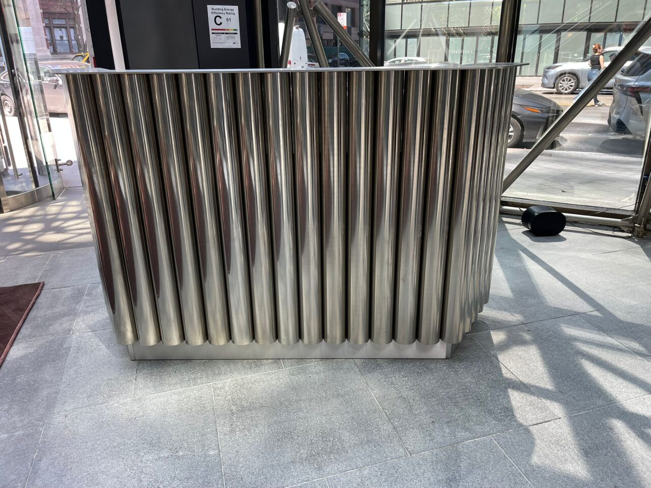 Metal Reception desks in New York