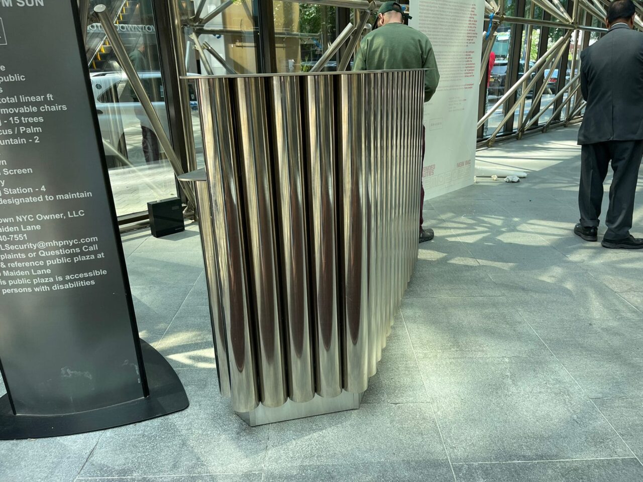 Metal Reception desks in New York